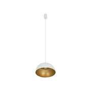 Lampada a sospensione bianco oro Nowodvorski Hemisphere 33cm