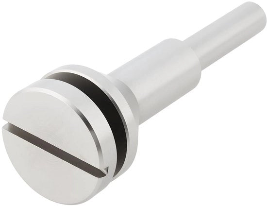 Supporto per Disco di Sbiancamento - 304 Acciaio Inox - Per Piccoli Disci di Sbiancamento - Foro di Boring 10 mm - Diametro di Corsa 6 mm - Progettazione Sicura e Duratura