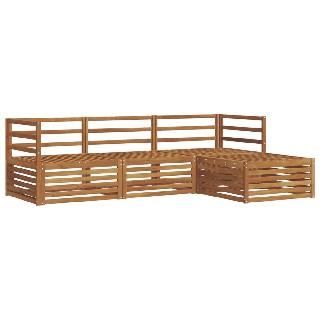 Set di divani da esterno 4 pcs Naturale 3373239