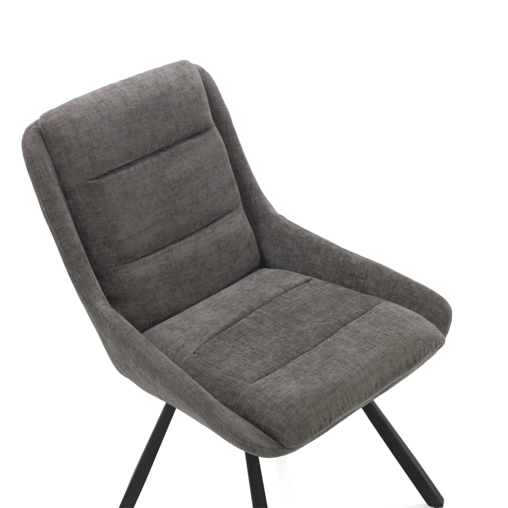 Set 2 Sedie REGINA grigio scuro