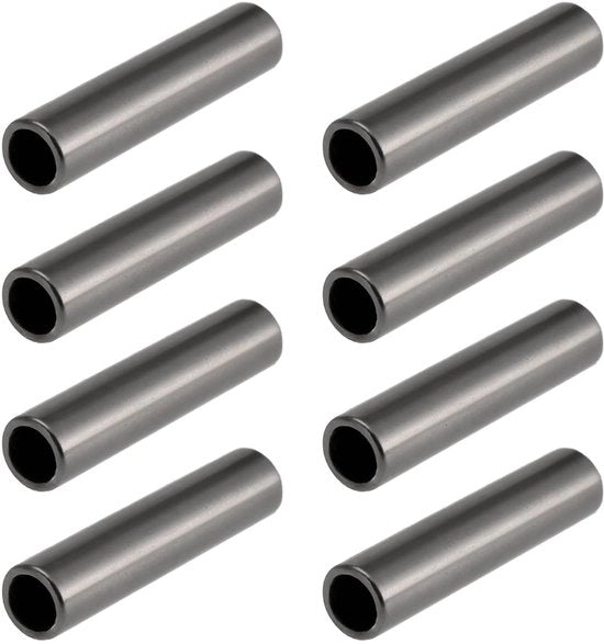 Pacco di Krimpmouwen 500 Stuks - Unico Acquisto - 1,2x8 mm - Nero - Adatto per Pesci di Mare - Resistente alla Corrosione - Viti per Pesci