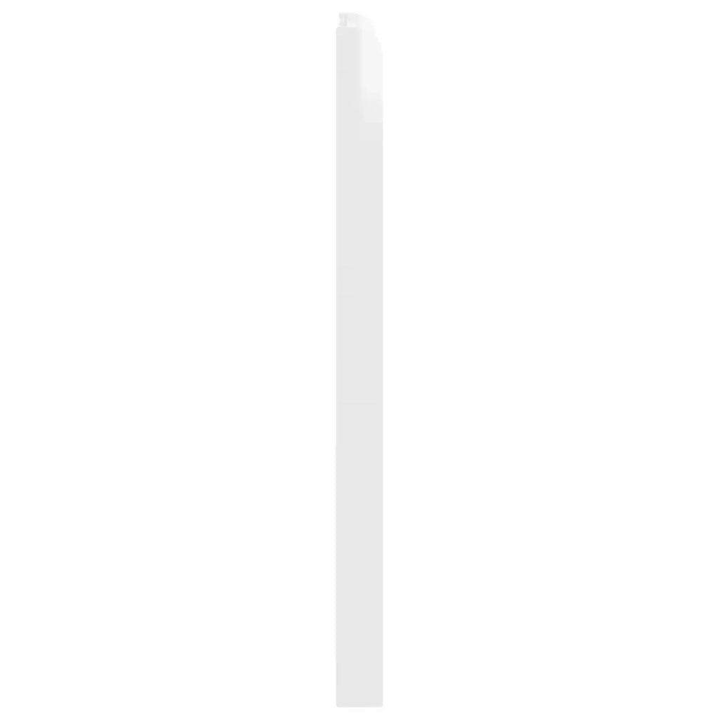 Testiera Letto Bianco Lucido Legno ingegnerizzato 889629