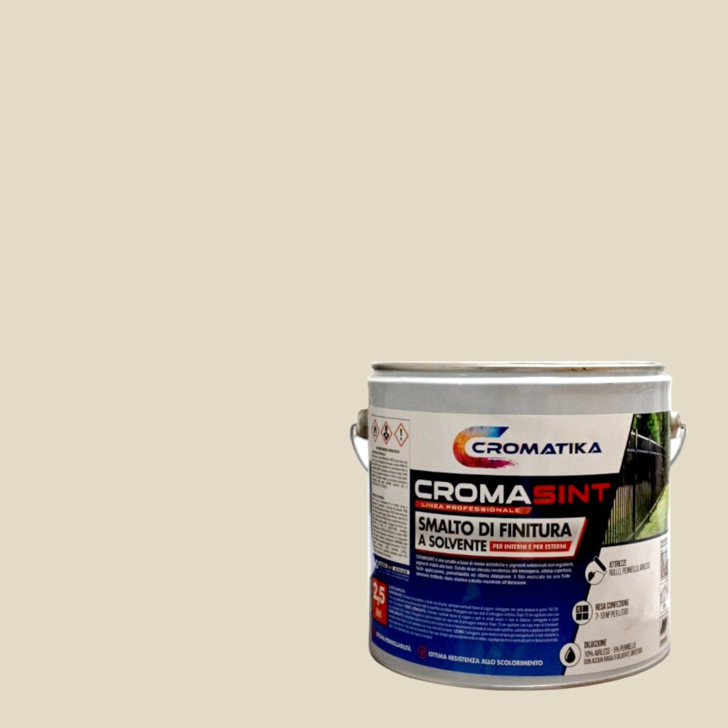 SMALTO CROMASINT 2,5L BIANCO PERLA SOLVENTE.