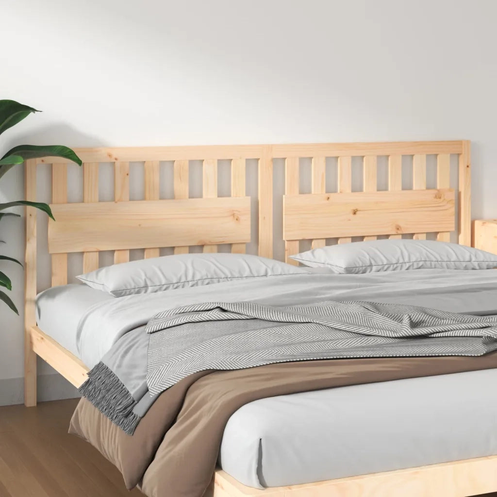 Testiera | Testata per Letto 205,5x4x100 cm in Legno Massello di Pino