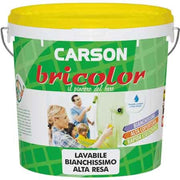IDROPITTURA LAVABILE BIANCHISSIMO 'BRICOLOR' 5 lt - CARSON