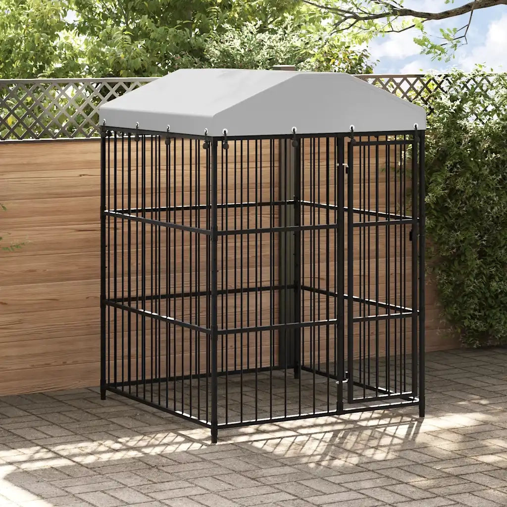 Canile da Esterno con Tetto 150x150x210 cm 145760