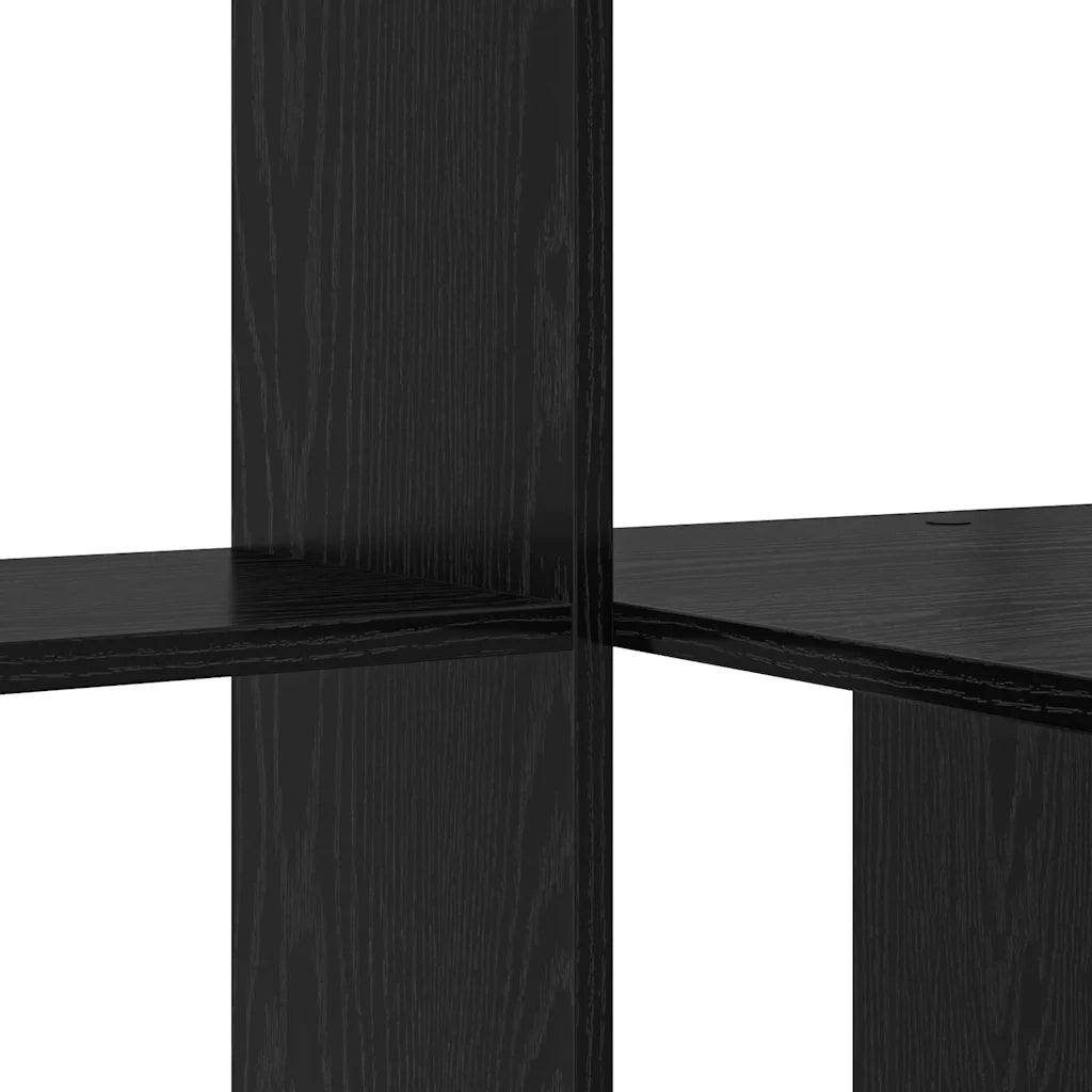 Scrivania | Tavolo da Ufficio Rovere Nero 131,5 x 50 x 106,5 cm Legno multistrato