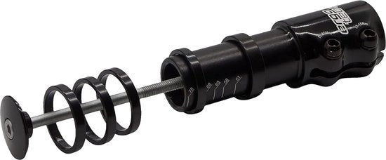 Adattatore per manubrio 1 1/8 (28,6 mm) - per E-Bike e bicicletta fino a 140 kg - Livello di sicurezza 4 | Incluso 5 supporti di allunaggio
