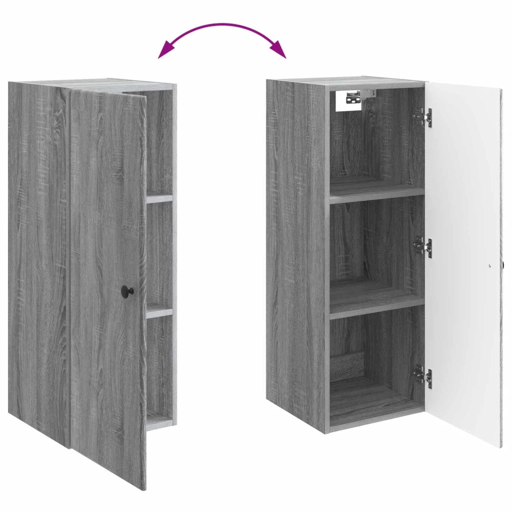 Mobiletto a muro 33 x 34,5 x 90 cm Legno ingegnerizzato 899101