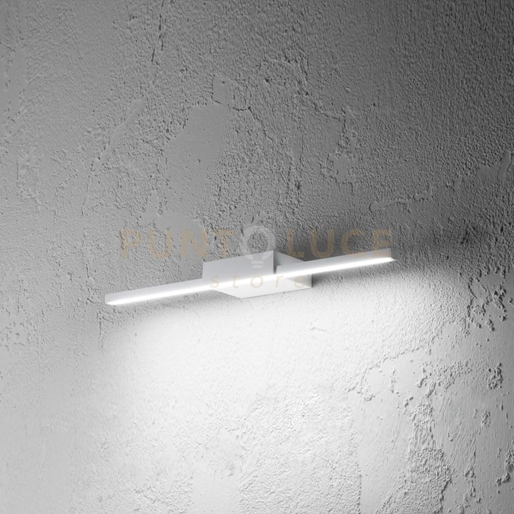 GAP490C- APPLIQUE LED IN ALLUMINIO 3000K 870LM 12W IP44 51,5CM BIANCO OPACO
