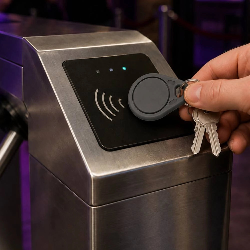 Portachiavi transponder mifare per accesso e videocitofonia
