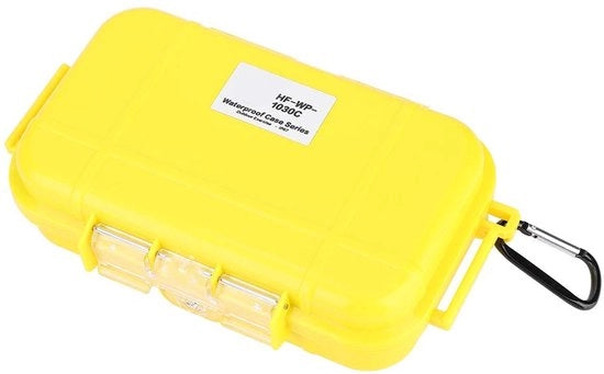 Contenitore di Stoccaggio Acquastatico - Resistente ai Colpi - Compatto - Leggero - Adatto per Strumenti EDC - Dimensioni 19x12x5cm - Contenitore di Stoccaggio