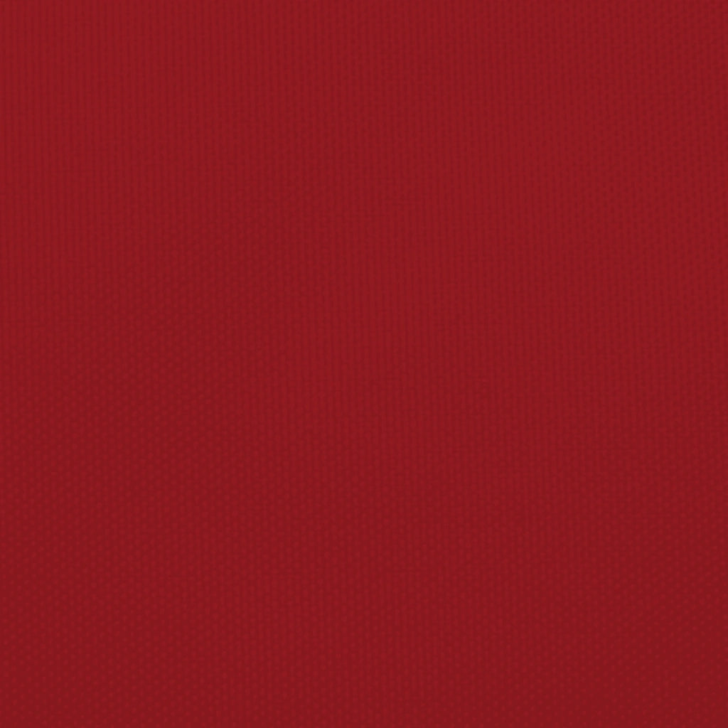 Parasole a Vela Oxford Rettangolare 6x7 m Rosso 135662