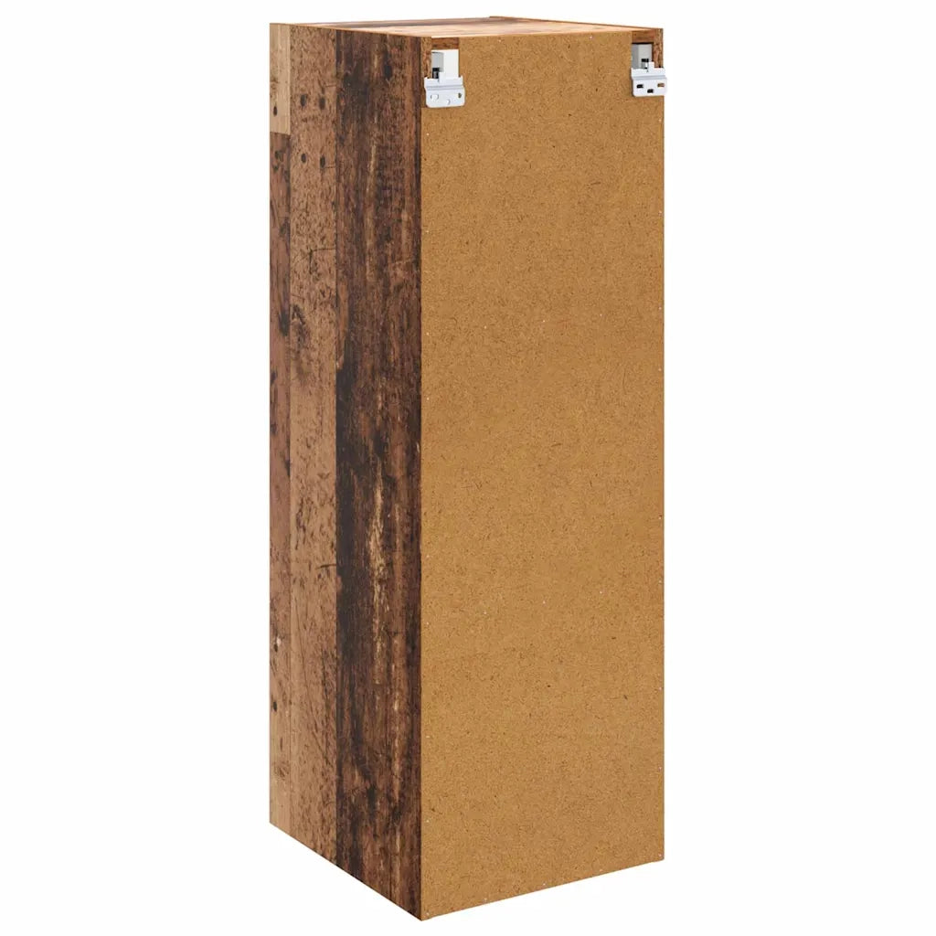 Armadietto a Muro | Mobile a Parete Legno vecchio 35 x 37 x 102 cm