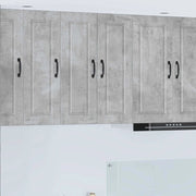 Mobile da cucina con lo scaffale-Armadio da cucina Grigio cemento 30 x 31 x 80 cm 362646