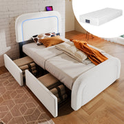 letto imbottito sherpa bianco 90 x 200 cm
