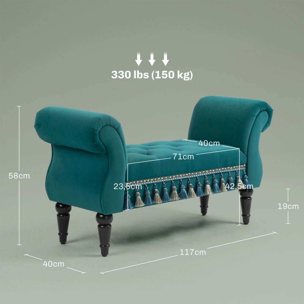 Divano imbottito ¨C Minimal ¨C Verde 117x40x58
