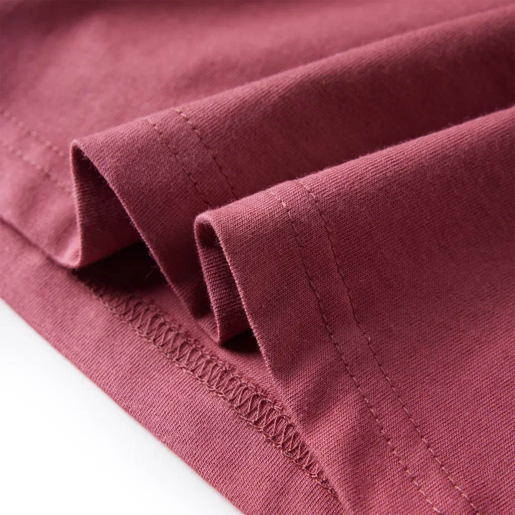 Maglietta da Bambino a Maniche Lunghe Rosso Scuro 104 12865