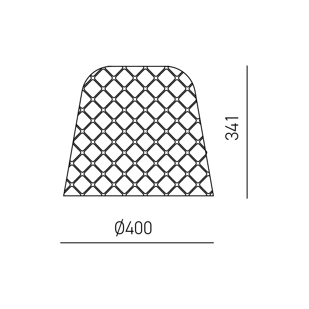 Diffusore vetro bianco per lampade a sospensione - finitura sfumata trasparente, design decorativo, attacco E27 (vetro grande) d.25X21,5