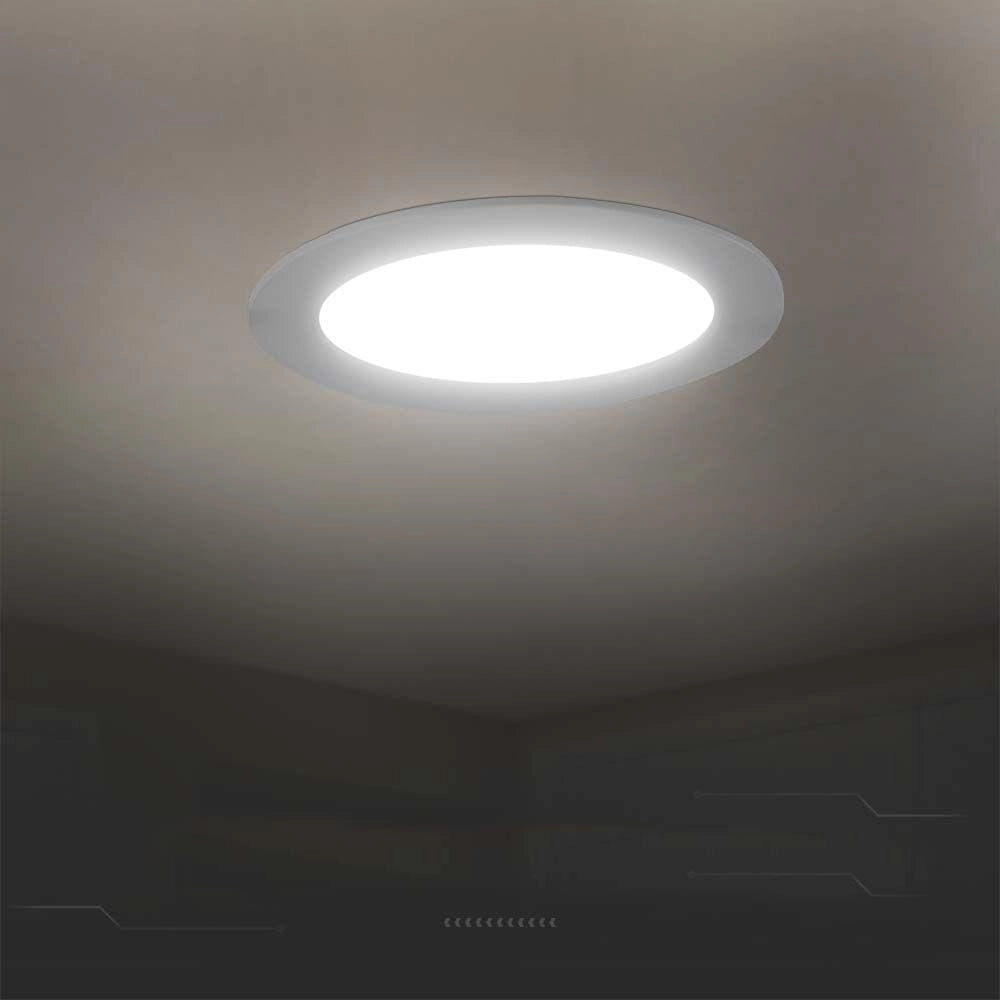 Faretto da incasso LED V-TAC 12W tondo 3000K 1200lm