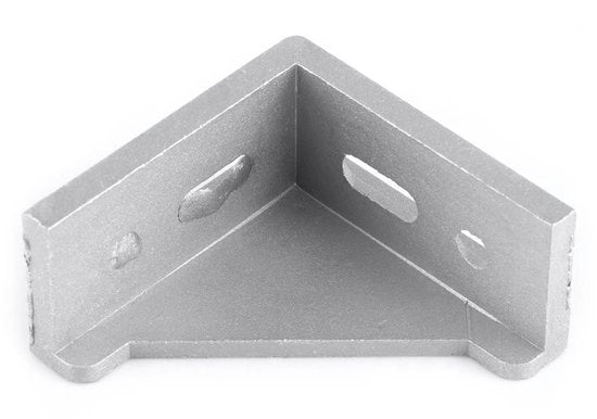 Sostegno angolare 5 pezzi - 58x58 mm - Protezione angolare - Lega di alluminio - Braccio robusto - Per mobili - Supporto angolare