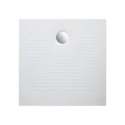 Piatto doccia quadrato in ceramica 80x80 BIANCO OPACO H 3.6 cm - AFRICA