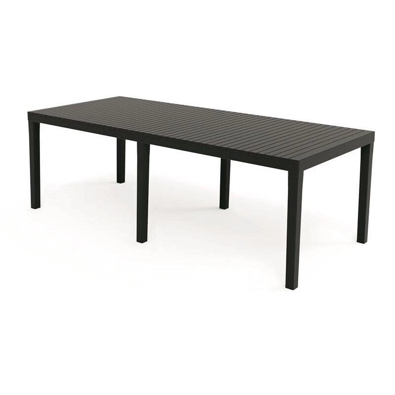 MAURY'S TAVOLO INDO DA ESTERNO 220X90XH72 IN COLORE ANTRACITE