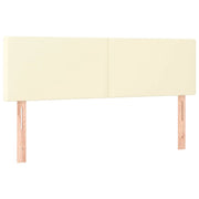 Testiera | Testata Crema 144x5x78/88 cm in Similpelle