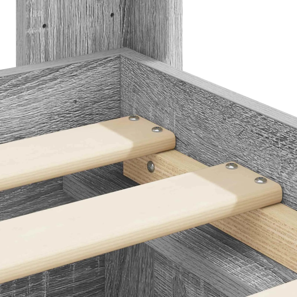 Struttura del letto con stoccaggio e testata 3 pcs 3414066