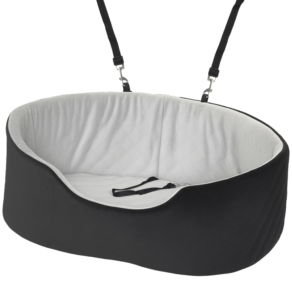 Cuscino per auto per cani ¨C zephmum ¨C nero 77x43x28 cm