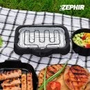 BARBECUE ELETTRICO ZHC703 ZEPHIR  VOLT 230 WATT 2000 GRIGLIA INOX CM 50X35