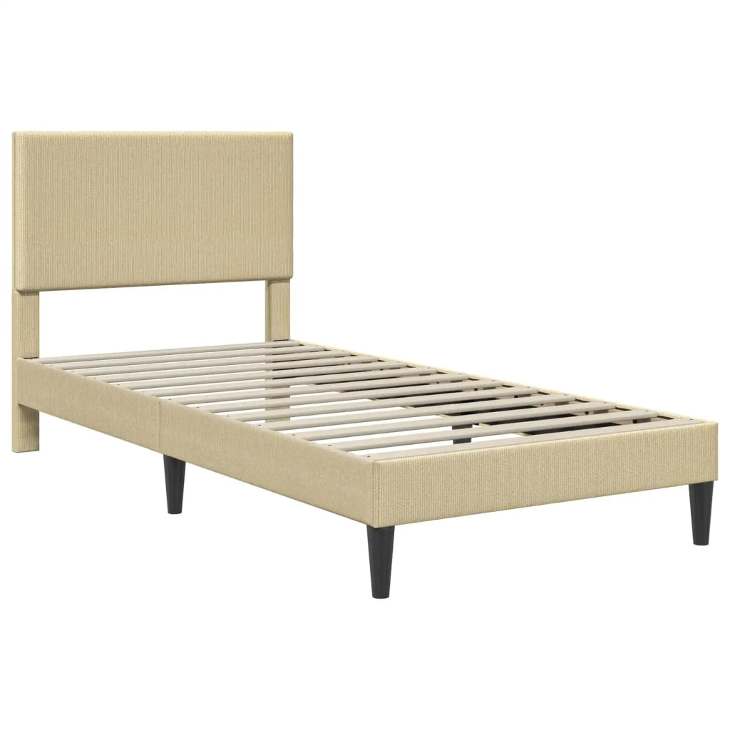 Struttura del letto-Giroletto Grigio Verde Chiaro 90 x 200 cm