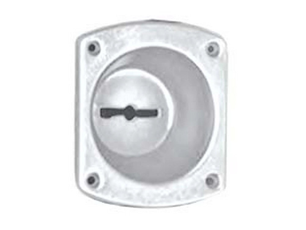 1pz bocchetta cromata doppia mappa con incavo mm.12 32-03 - incavo mm.12 (32-03 cod:ferx.fer300162