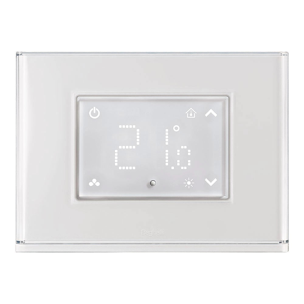 Termostato Beghelli Touch con Display e Placca Luminosa 60047