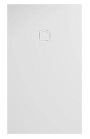 Piatto doccia rettangolare 90X120 cm effetto liscio marmoresina HARMONY Bianco
