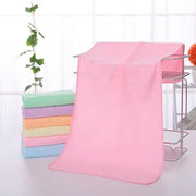 Grande Asciugamano per Bagno – Asciugamano per Bagno Grande – Asciugamano per Spiaggia con Microfibra – Asciugamano per Bagno Rapido e Forte – Asciugamano Quadrato per Casa – Rosa (140 x 70 cm)