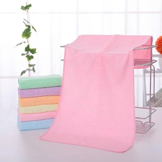 Grande Asciugamano per Bagno – Asciugamano per Bagno Grande – Asciugamano per Spiaggia con Microfibra – Asciugamano per Bagno Rapido e Forte – Asciugamano Quadrato per Casa – Rosa (140 x 70 cm)