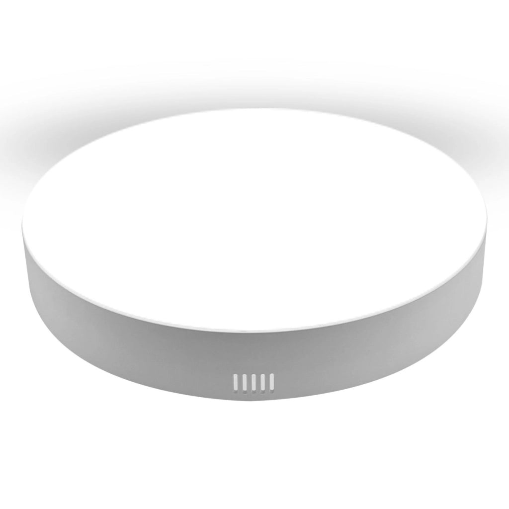 Plafoniera Pannello Led CCT Rotondo D210X38mm 24W 3400LM Montaggio a Plafone