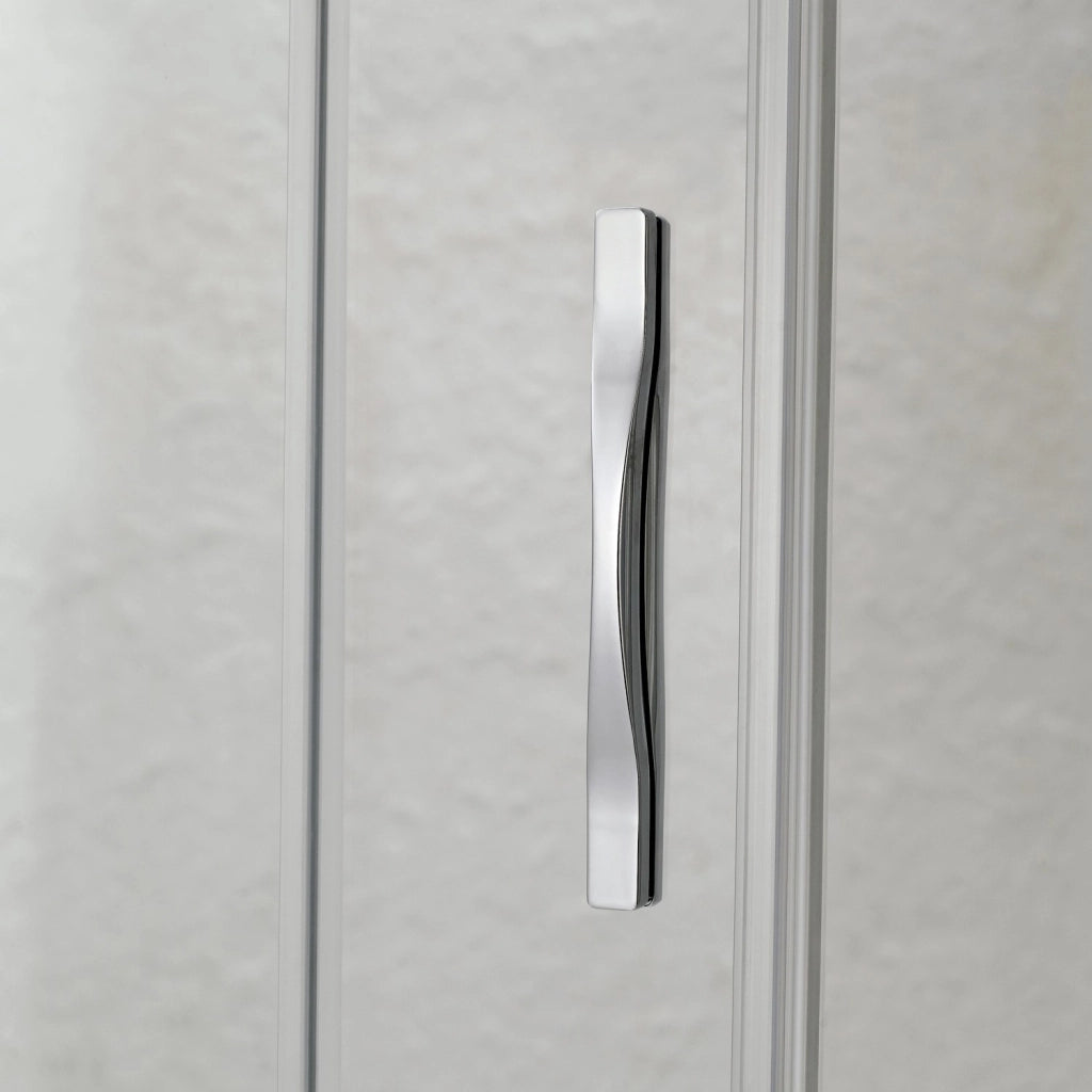 Box Doccia 3 lati 80x80x80 AP. 80 CM H198 stampato C mod. Cristal TRIO 1 Anta