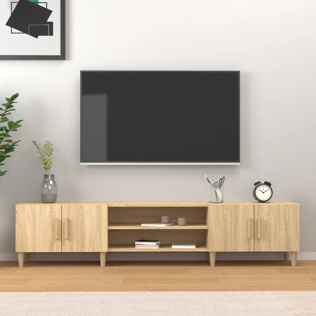 Mobile TV-Credenza per TV-Console TV Rovere Sonoma 180x31,5x40 cm Legno ingegnerizzato 200379