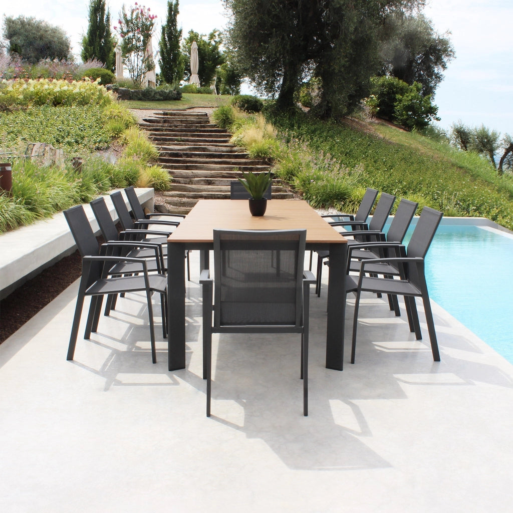 Tavolo da giardino allungabile 210/275x100 - FAELAN