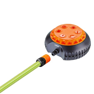 IRRIGATORE MULTIFUNZIONE DA GIARDINO CON 6 GETTI REGOLABILI QUICK-CLICK CLABER