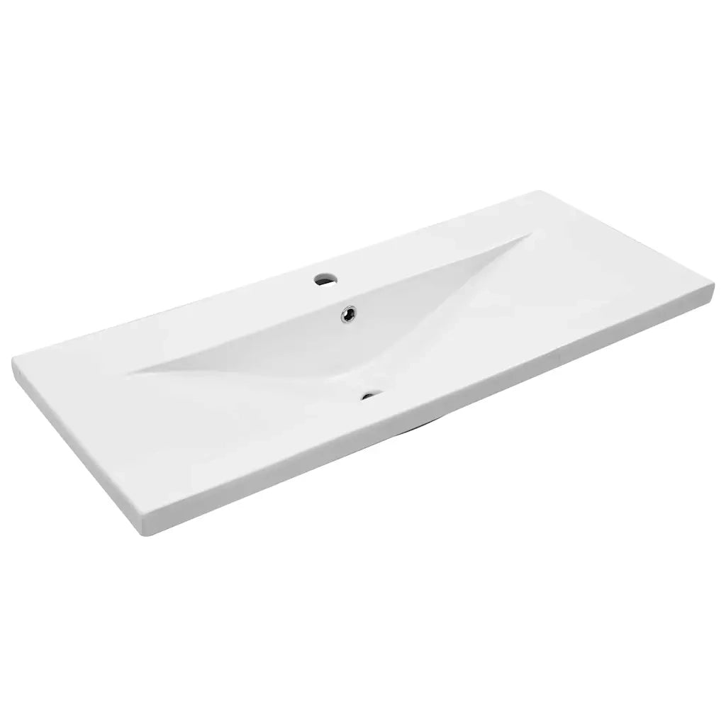 Mobile Lavabo-Armadietto da bagno Rovere nero 100 x 39 x 62 cm Legno multistrato 822510