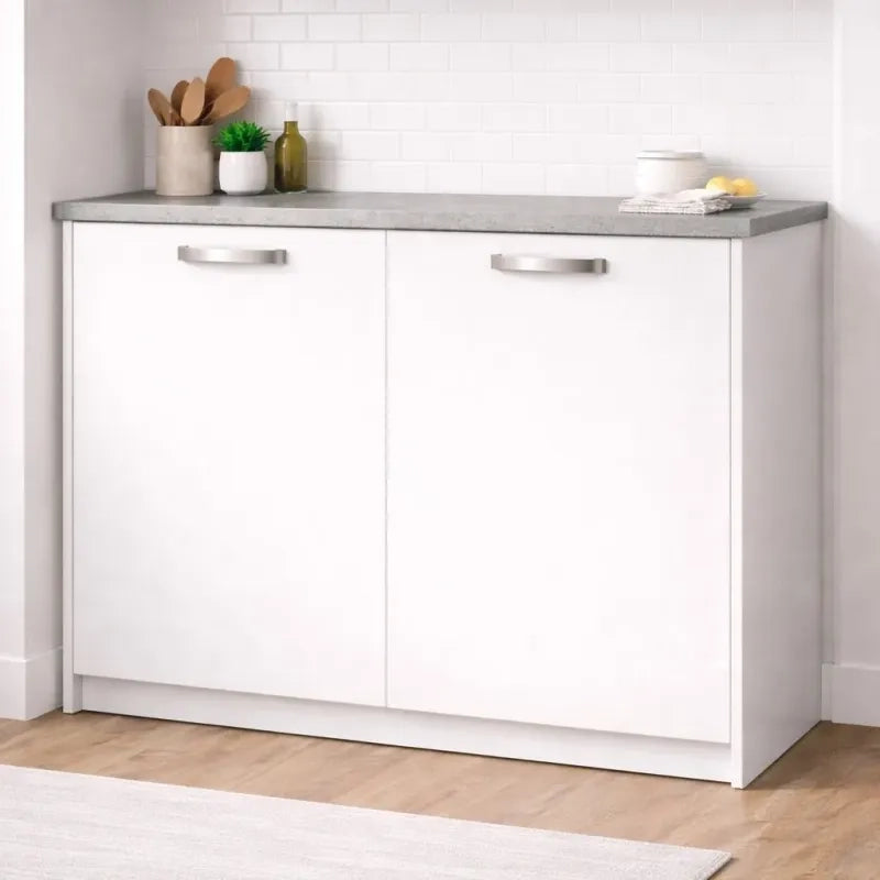Anta per mobili in Legno nobilitato Compresa di Maniglia 72x60 Bianco