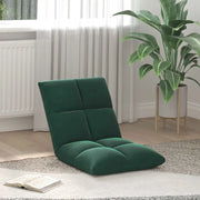 Sedia da Pavimento Verde Scuro 50 x 61 x 57 cm Velluto 42028152