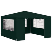 Gazebo | Pergolato Professionale con Pareti 4x4 m Verde 90 g/m2