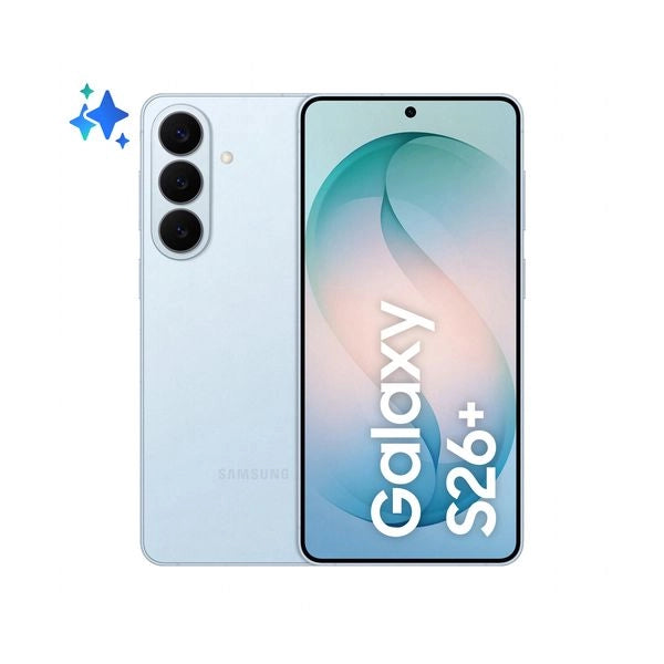 Samsung galaxy s26+ smartphone ai, 512gb, processore avanzato, assistente foto, creative studio, camera 50 mp, 4900 mah, sky blue - S947BLBGE