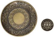 Supporto per candela Lotus - Bruciatore di incenso - Supporto per asta di incenso - Metallico - 9 aperture - Progettazione duratura