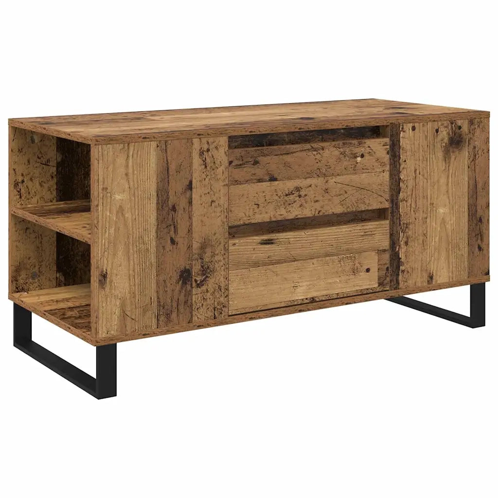 Tavolino da Salotto-Tavolino da soggiorno-Tavolo Legno vecchio 102 x 44,5 x 50 cm 484953