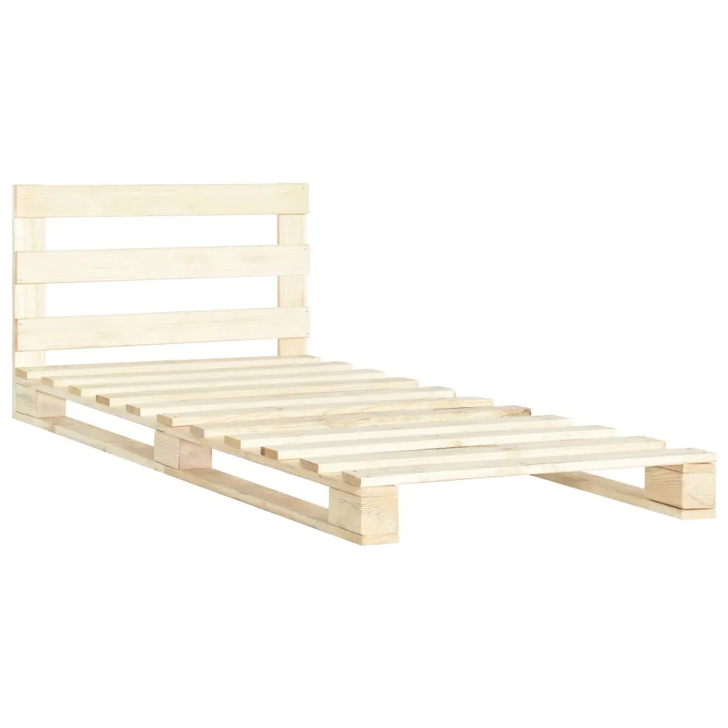 Giroletto in Pallet di Legno Massello di Pino 90x200 cm 285241
